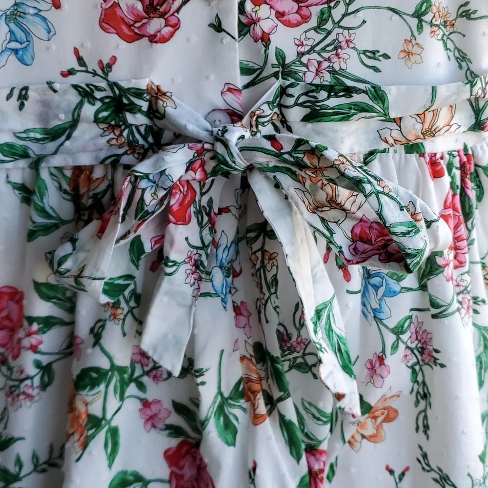 Laura Ashley Floral Tiered Cotton Dress With Lace Detail And Tulle Size …